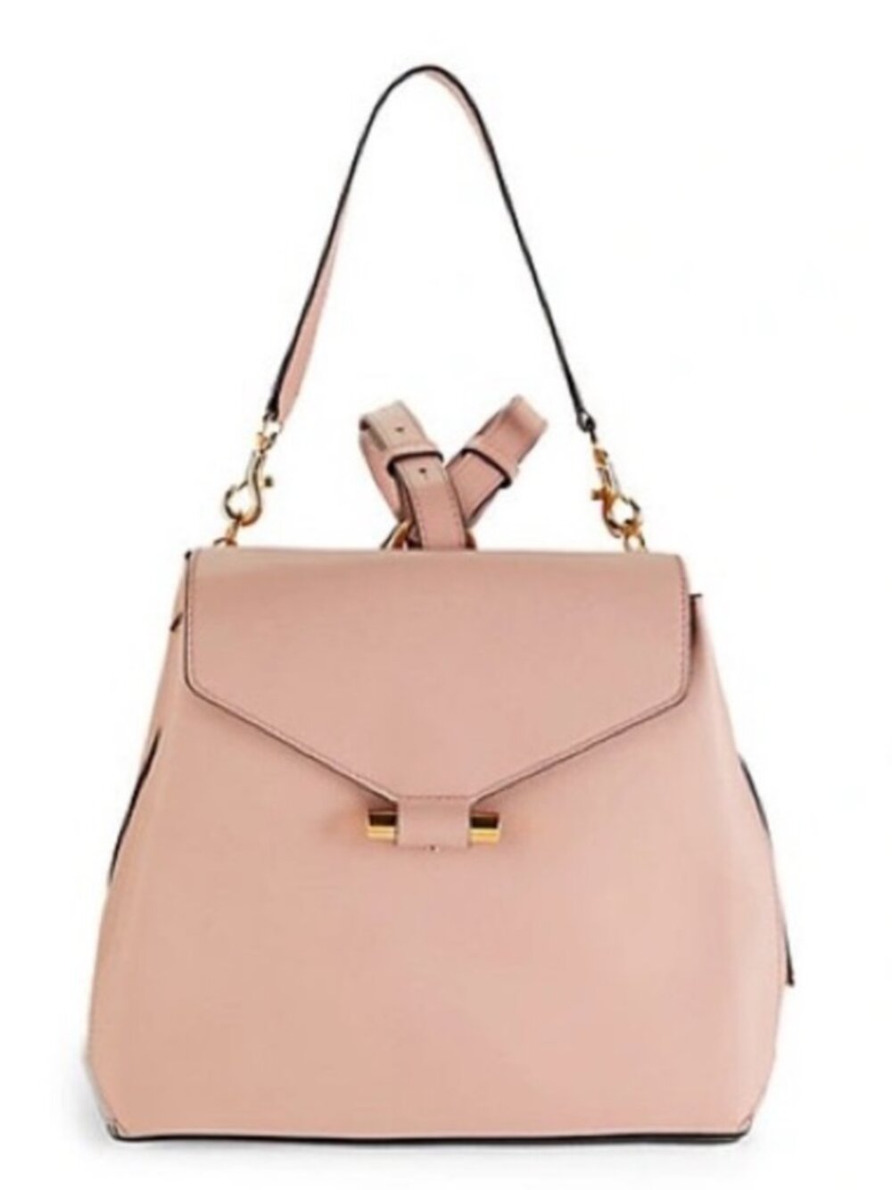 Stuart Weitzman Small Pink Leather Brielle Backpack